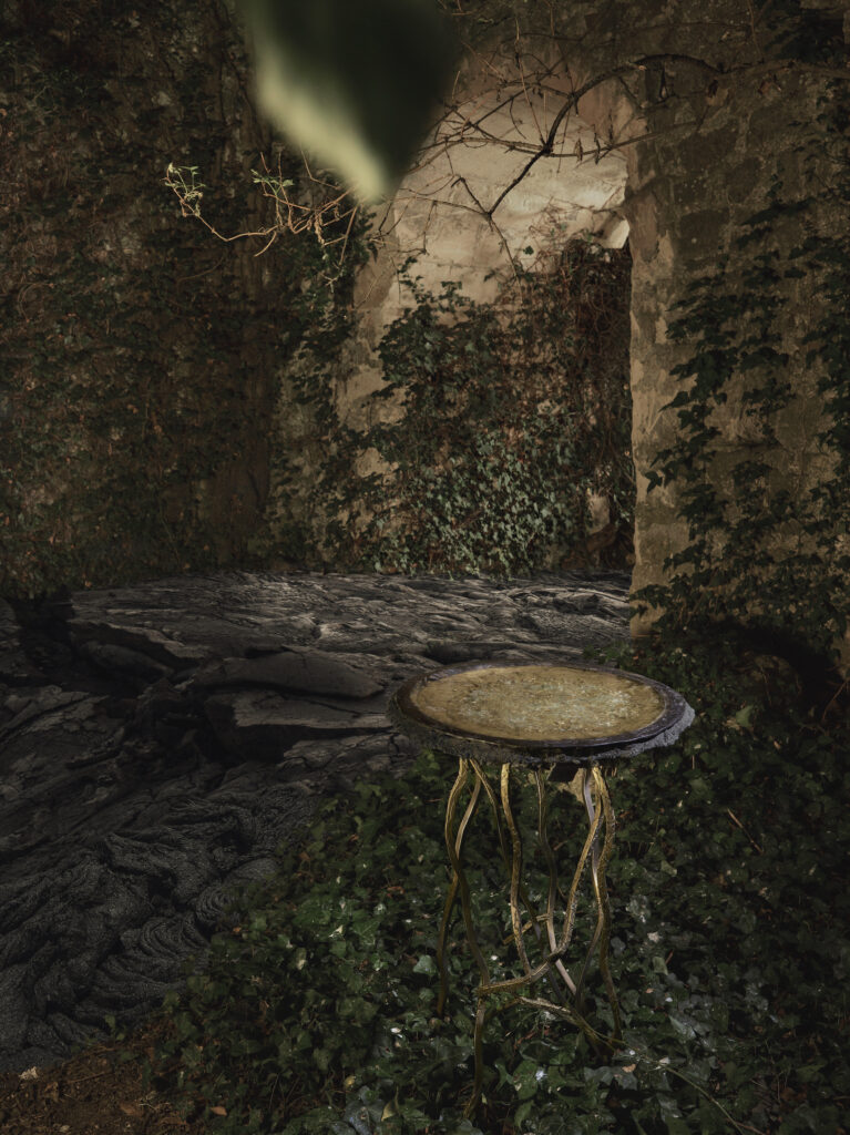 Travail de Mat Painting de l'artiste photographe Gildas PARÉ, à partir d'une pièce artistique du sculpteur Fred Naud