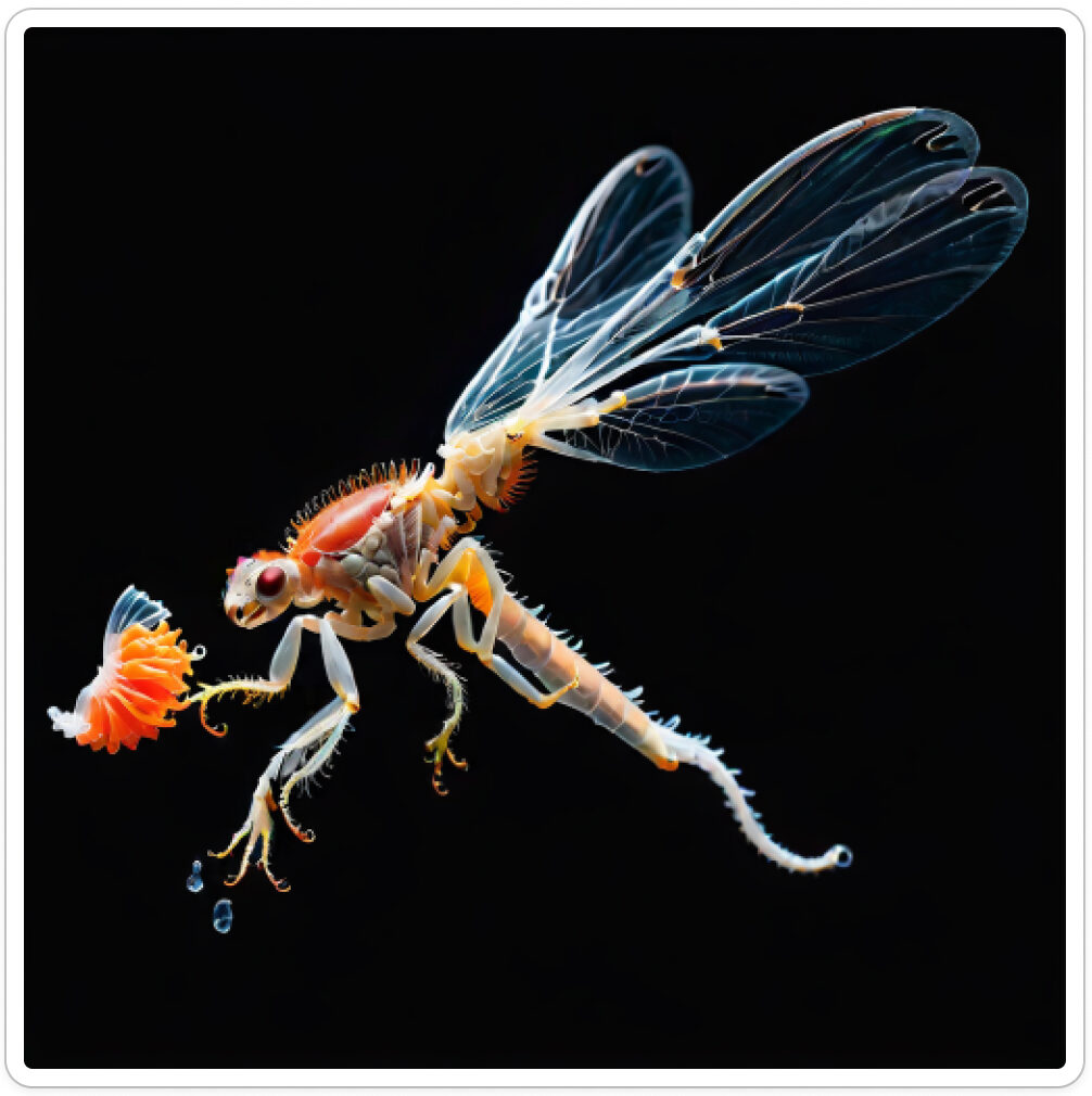 Photo d'une bestiole qui a évolué dans un projet de paléonthologie propective artistique, du sculpteur français et artiste numérique Fred Naud
