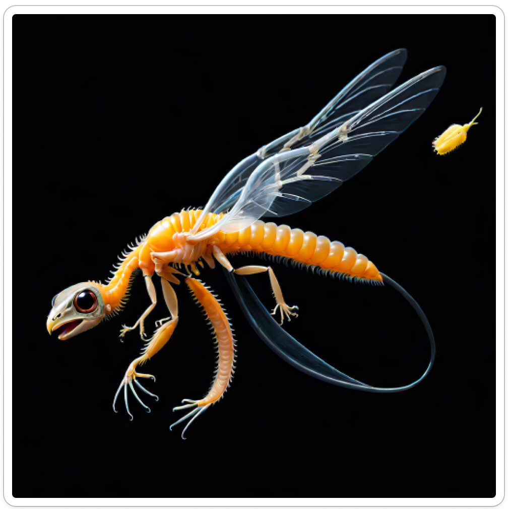 Photo d'une bestiole qui a évolué dans un projet de paléonthologie propective artistique, du sculpteur français et artiste numérique Fred Naud