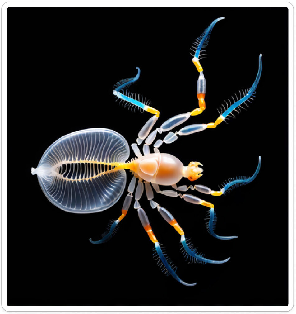 Photo d'une bestiole qui a évolué dans un projet de paléonthologie propective artistique, du sculpteur français et artiste numérique Fred Naud