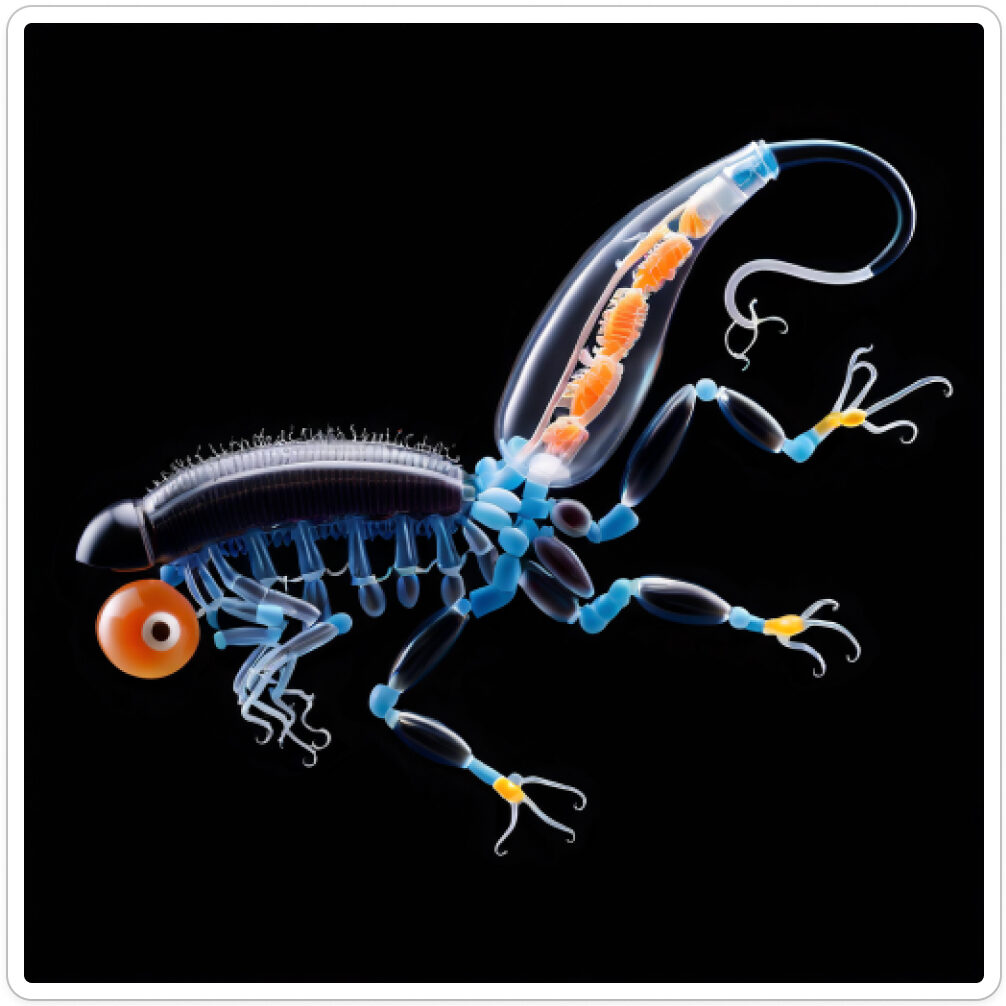 Photo d'une bestiole qui a évolué dans un projet de paléonthologie propective artistique, du sculpteur français et artiste numérique Fred Naud