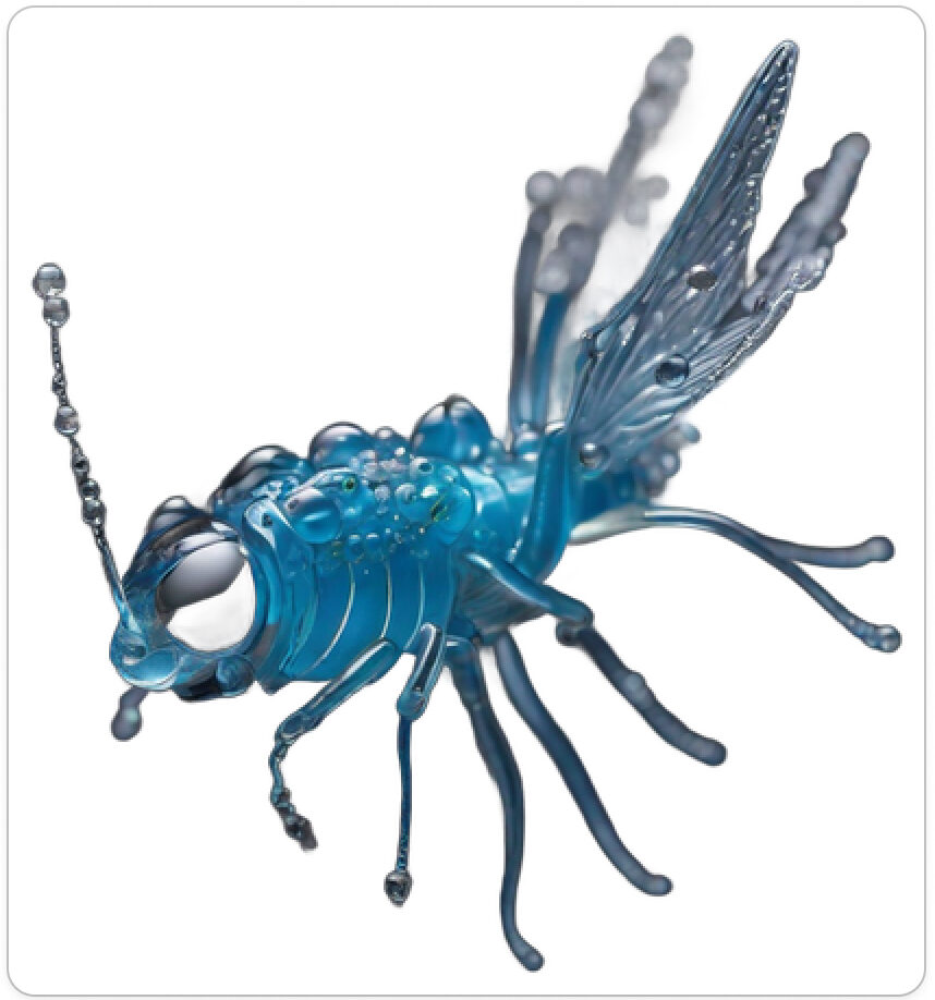 Photo d'une bestiole qui a évolué dans un projet de paléonthologie propective artistique, du sculpteur français et artiste numérique Fred Naud
