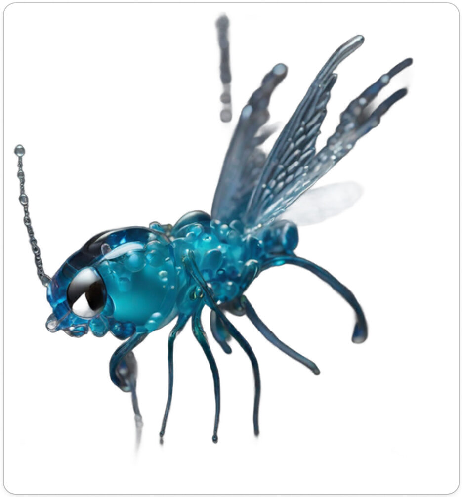 Photo d'une bestiole qui a évolué dans un projet de paléonthologie propective artistique, du sculpteur français et artiste numérique Fred Naud