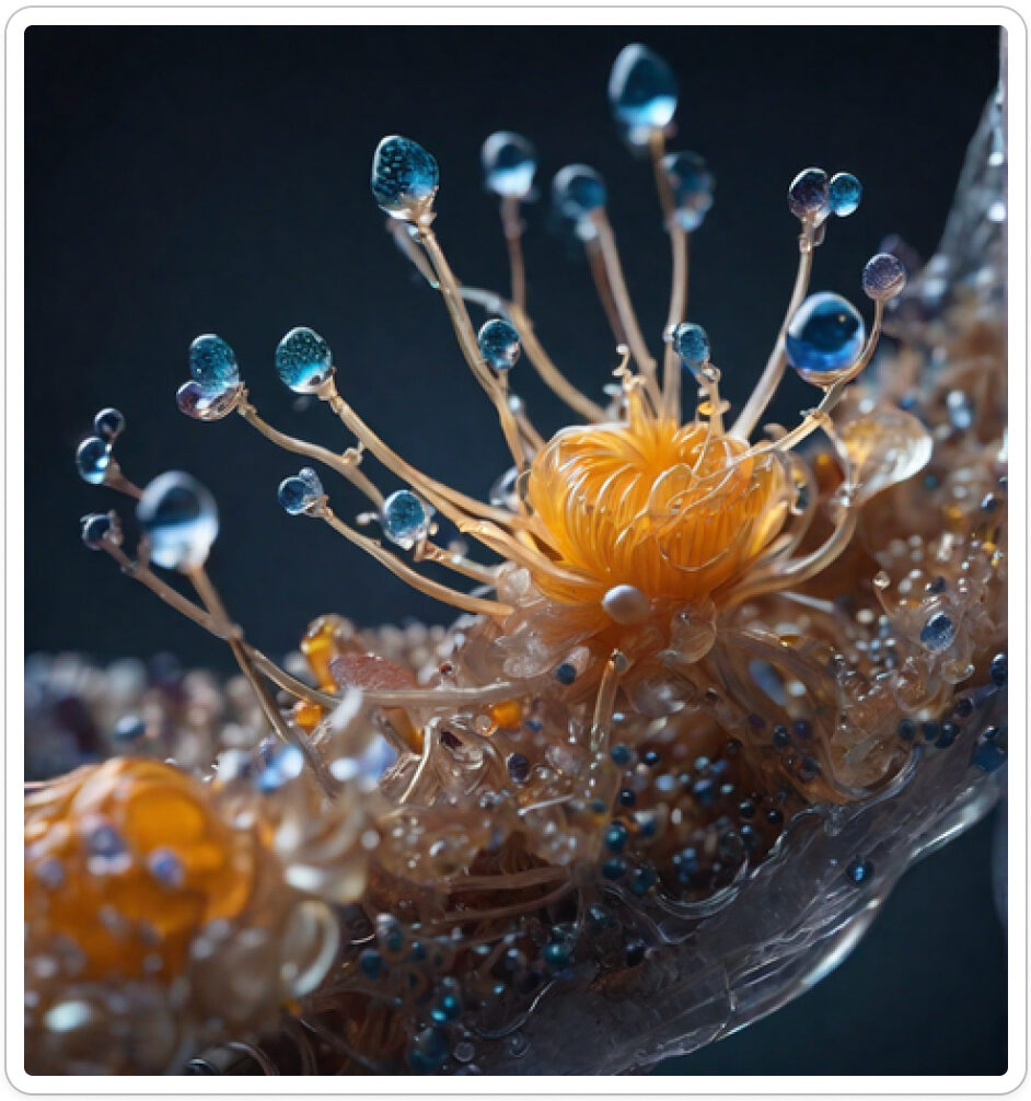 Photo d'une bestiole qui a évolué dans un projet de paléonthologie propective artistique, du sculpteur français et artiste numérique Fred Naud