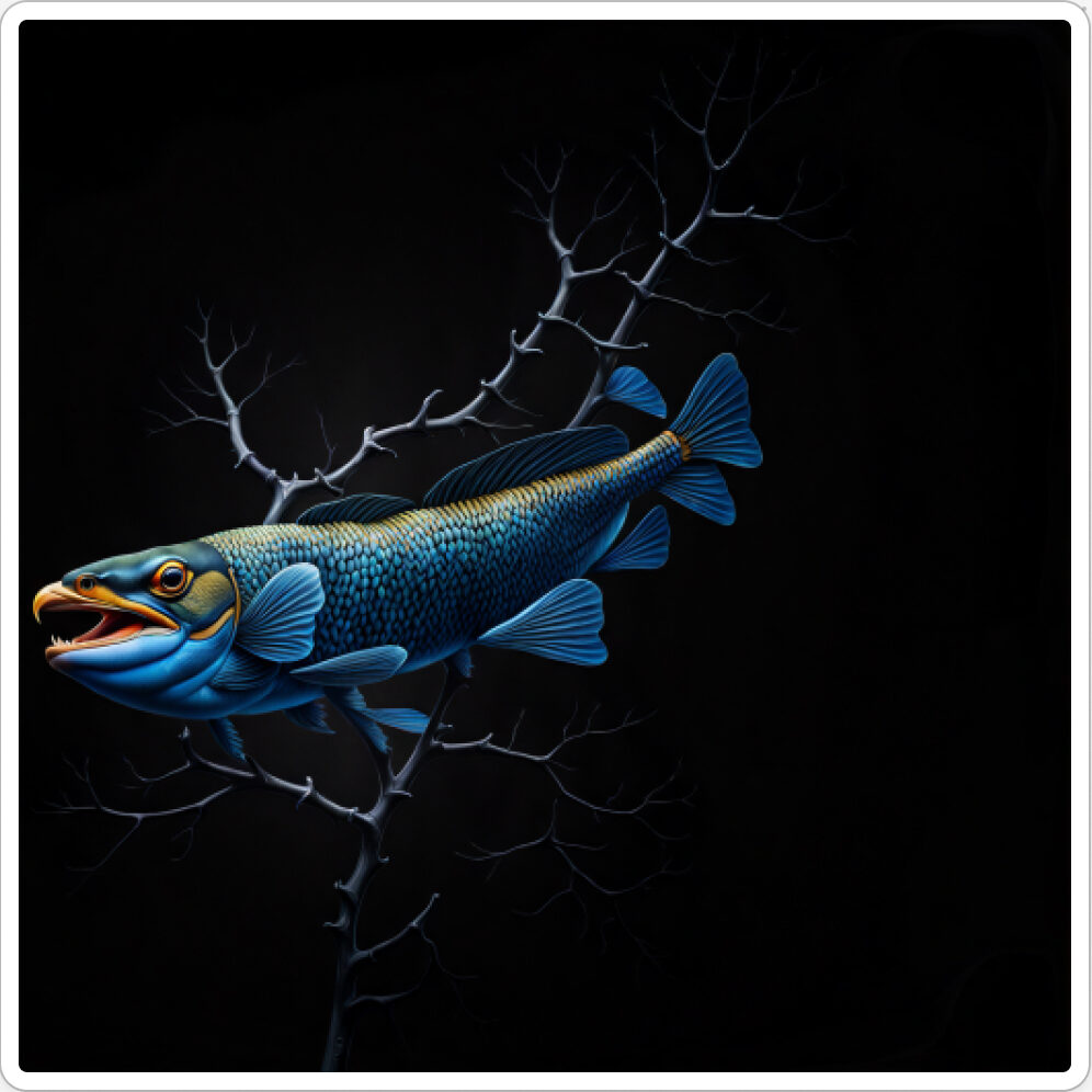 Image d'une bestiole qui a évoluée dans le projet artistique de paléonthologie propective, du sculpteur français et artiste numérique Fred Naud