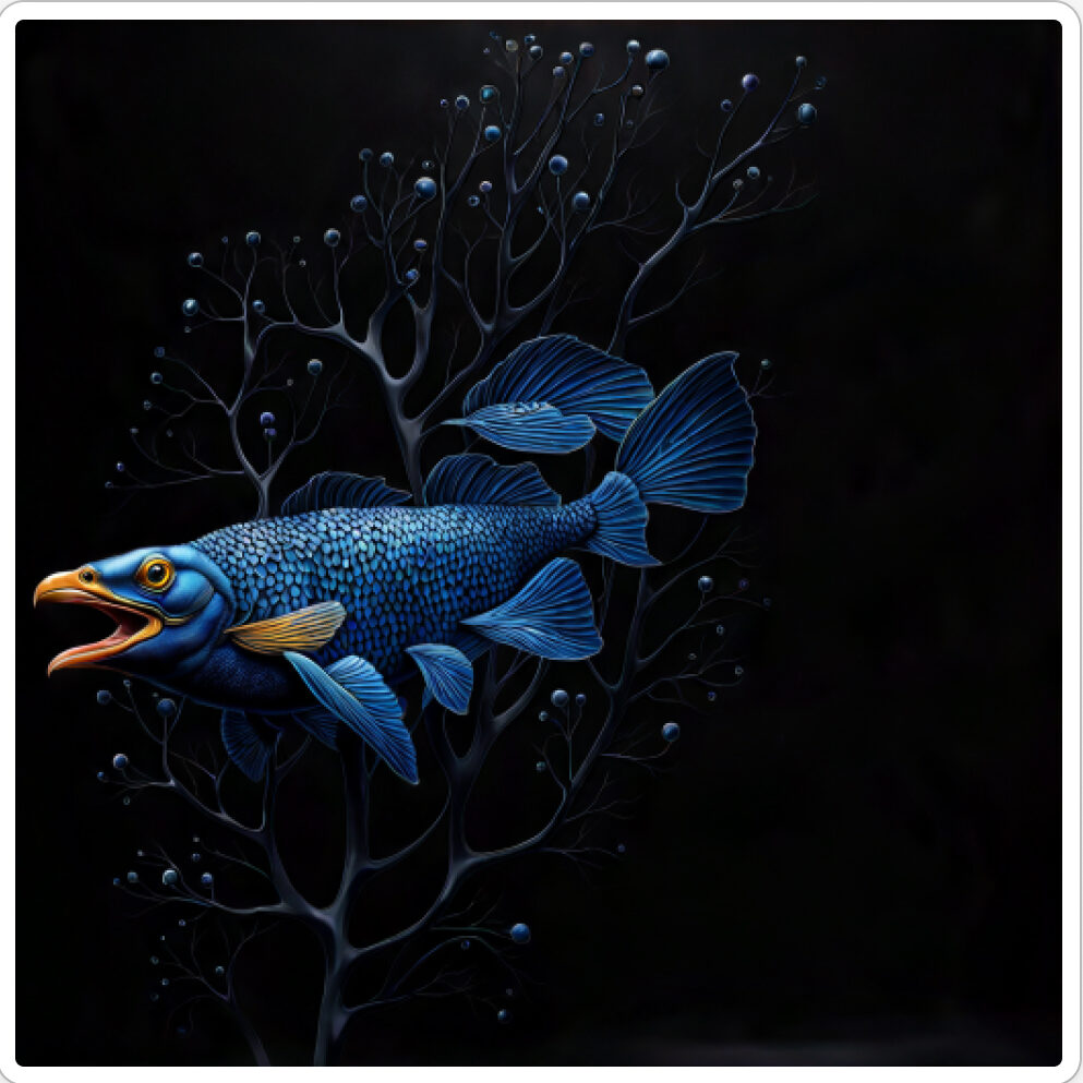 Image d'une bestiole qui a évoluée dans le projet artistique de paléonthologie propective, du sculpteur français et artiste numérique Fred Naud