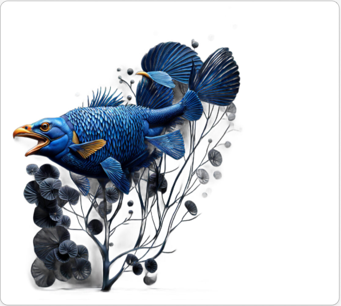 Image d'une bestiole qui a évoluée dans le projet artistique de paléonthologie propective, du sculpteur français et artiste numérique Fred Naud