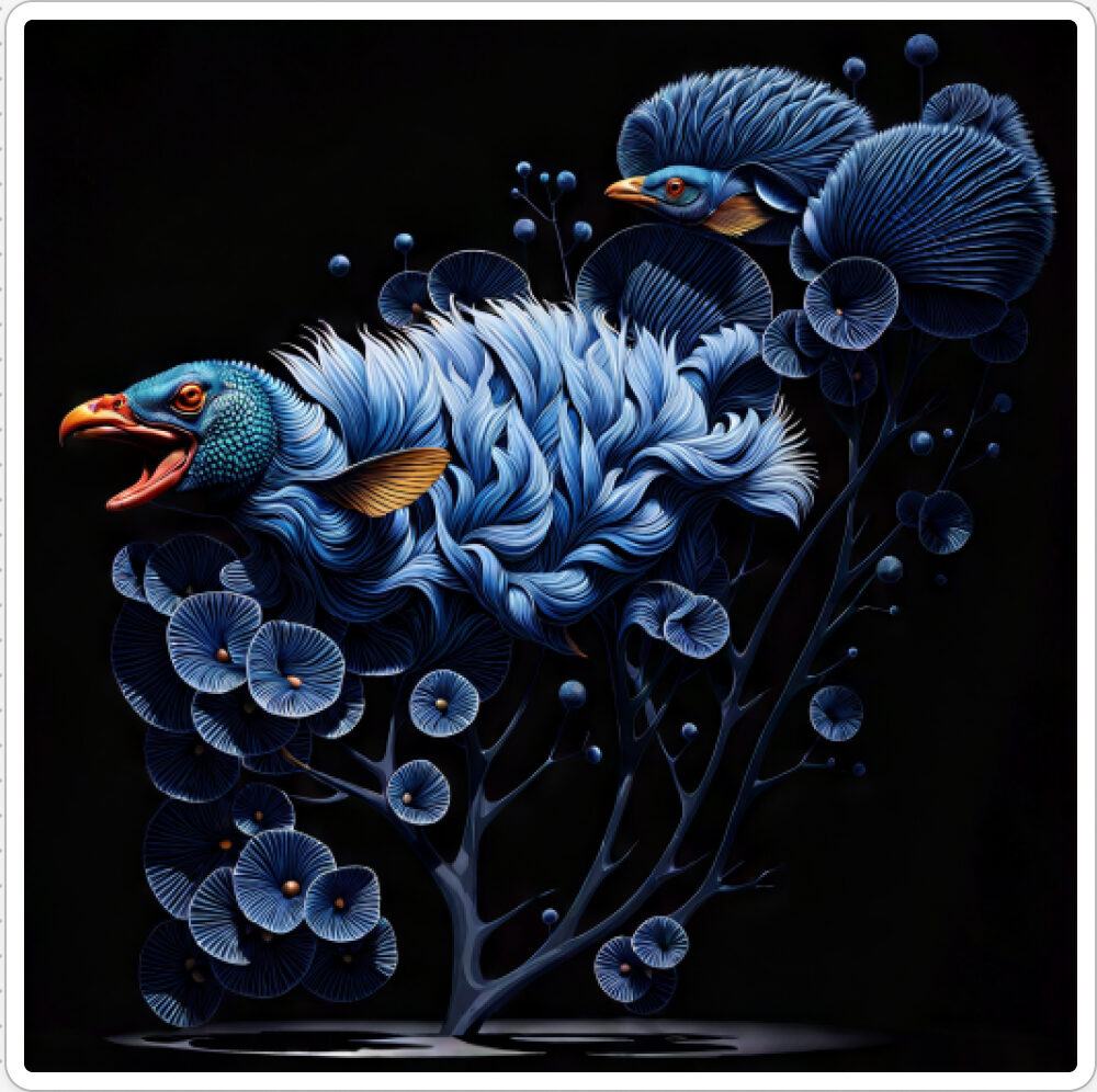 Image d'une bestiole qui a évoluée dans le projet artistique de paléonthologie propective, du sculpteur français et artiste numérique Fred Naud