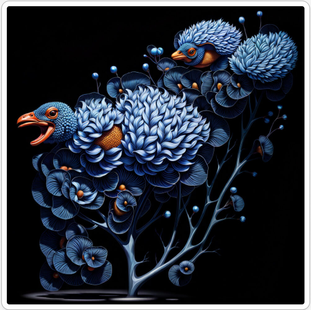 Image d'une bestiole qui a évoluée dans le projet artistique de paléonthologie propective, du sculpteur français et artiste numérique Fred Naud