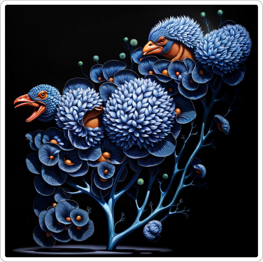 Image d'une bestiole qui a évoluée dans le projet artistique de paléonthologie propective, du sculpteur français et artiste numérique Fred Naud