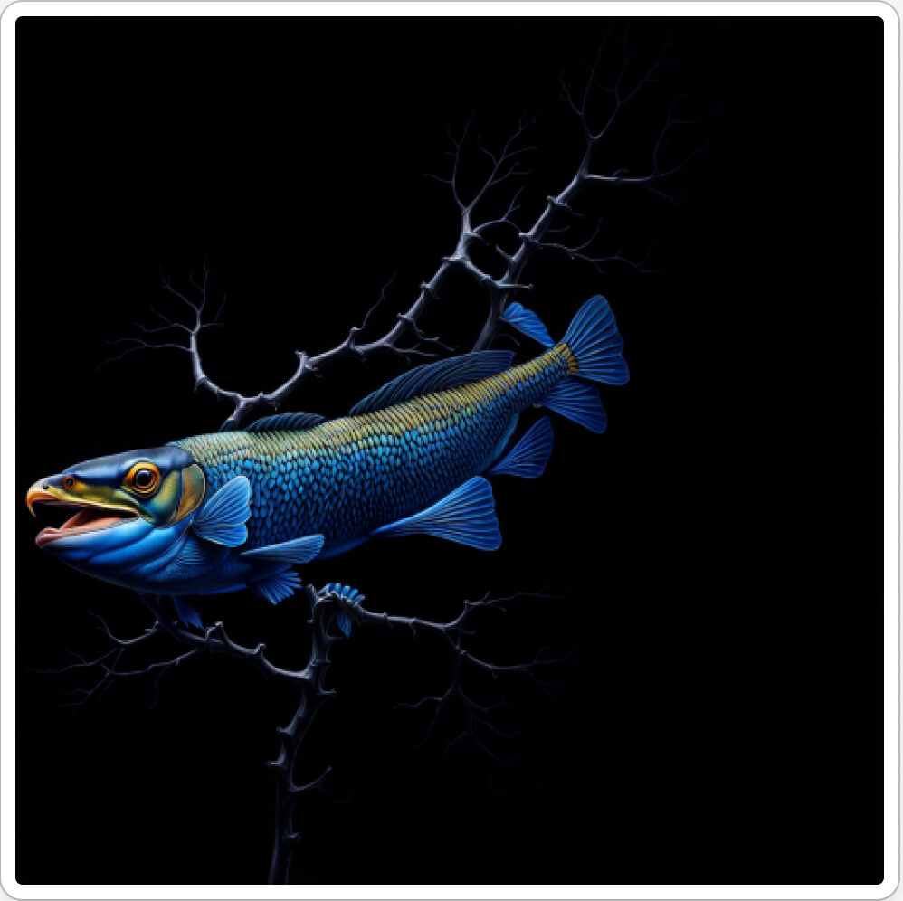 Image d'une bestiole qui a évoluée dans le projet artistique de paléonthologie propective, du sculpteur français et artiste numérique Fred Naud