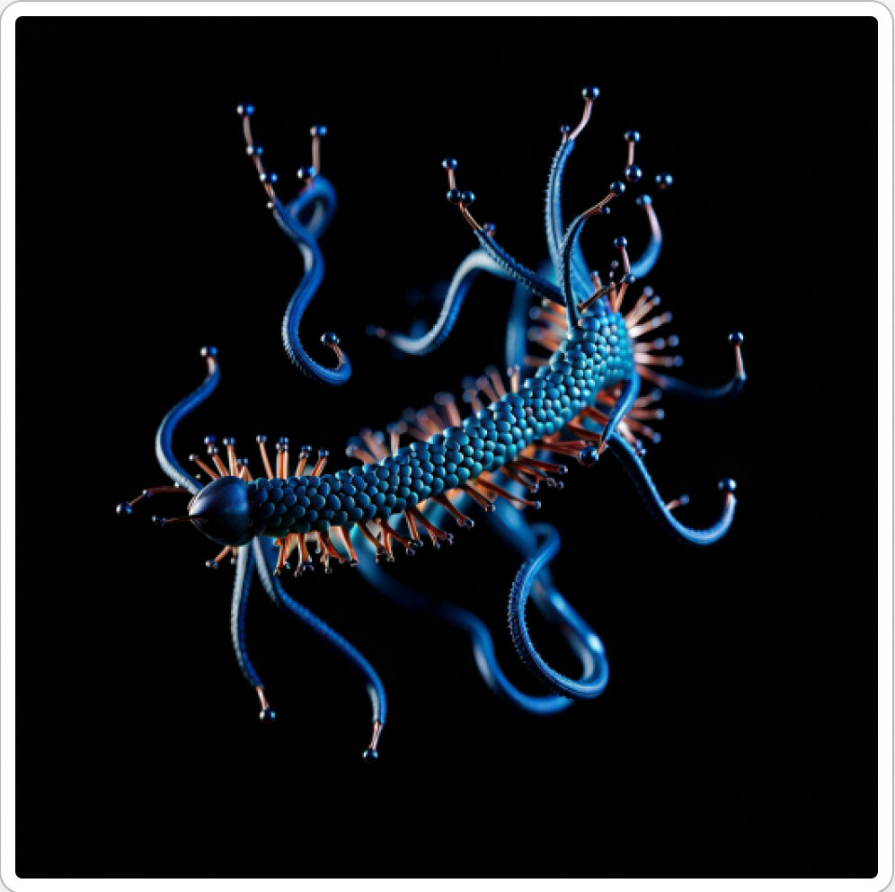 Image d'une bestiole qui a évoluée dans le projet artistique de paléonthologie propective, du sculpteur français et artiste numérique Fred Naud