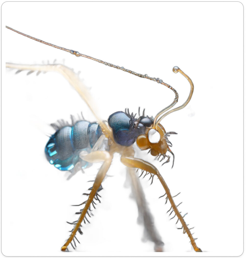 Photo d'une bestiole qui a évolué dans un projet de paléonthologie propective artistique, du sculpteur français et artiste numérique Fred Naud