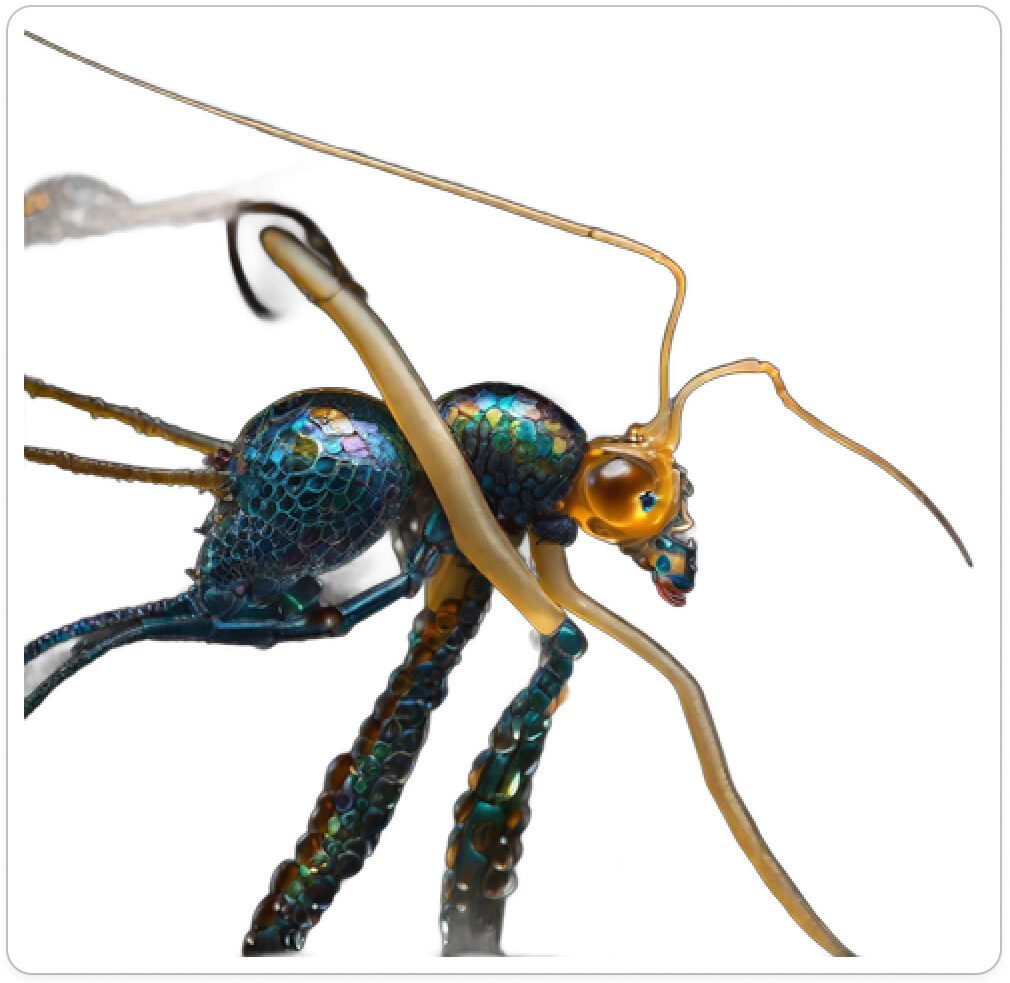 Photo d'une bestiole qui a évolué dans un projet de paléonthologie propective artistique, du sculpteur français et artiste numérique Fred Naud