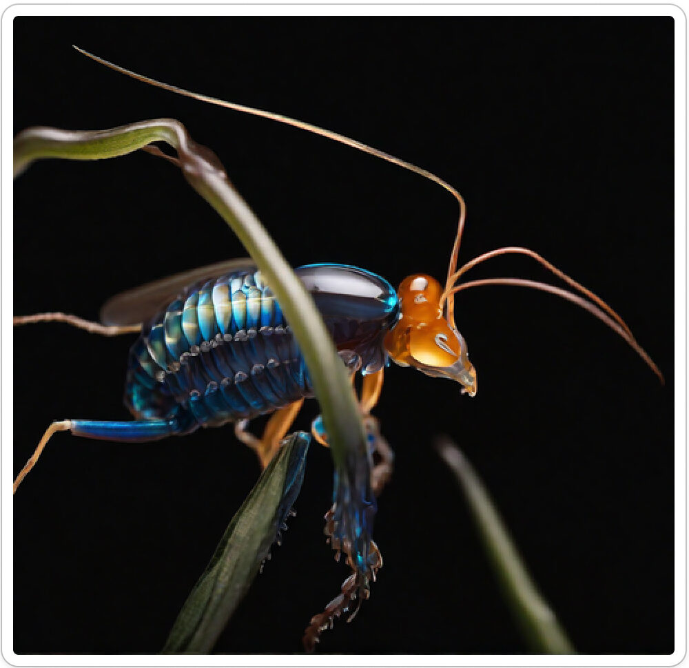 Photo d'une bestiole qui a évolué dans un projet de paléonthologie propective artistique, du sculpteur français et artiste numérique Fred Naud