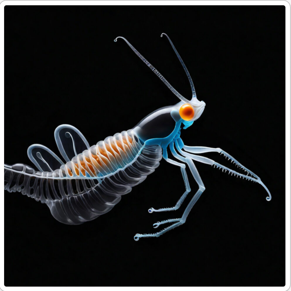 Photo d'une bestiole qui a évolué dans un projet de paléonthologie propective artistique, du sculpteur français et artiste numérique Fred Naud