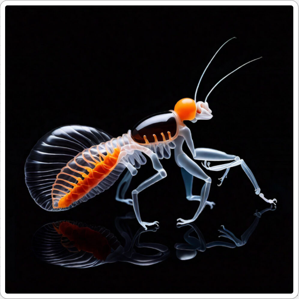 Photo d'une bestiole qui a évolué dans un projet de paléonthologie propective artistique, du sculpteur français et artiste numérique Fred Naud