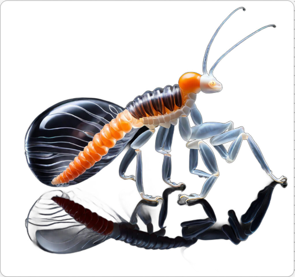 Photo d'une bestiole qui a évolué dans un projet de paléonthologie propective artistique, du sculpteur français et artiste numérique Fred Naud
