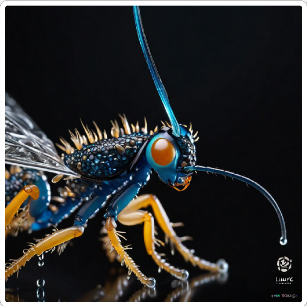 Photo d'une bestiole qui a évolué dans un projet de paléonthologie propective artistique, du sculpteur français et artiste numérique Fred Naud