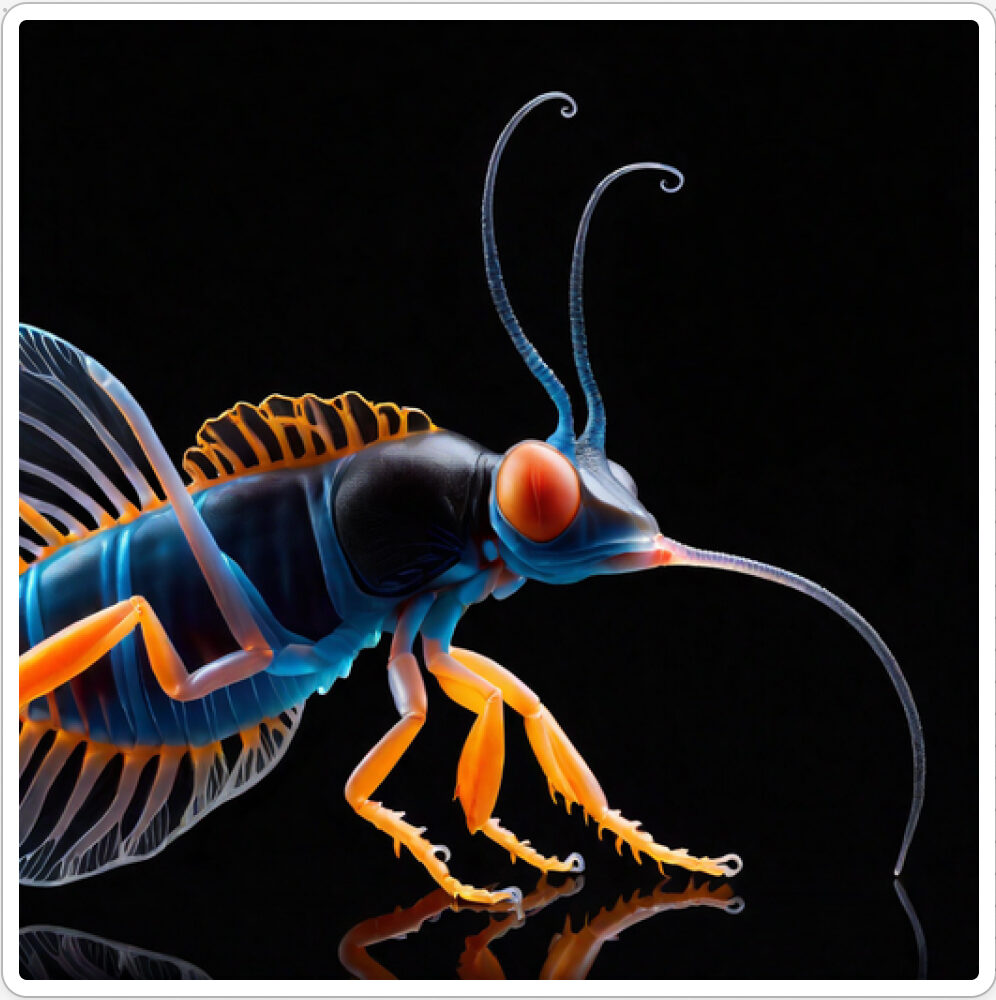 Photo d'une bestiole qui a évolué dans un projet de paléonthologie propective artistique, du sculpteur français et artiste numérique Fred Naud