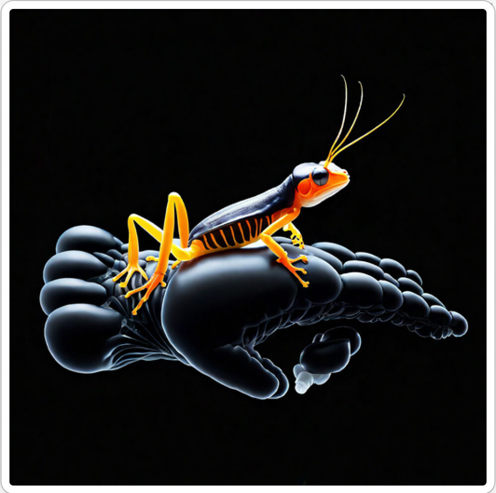 Photo d'une bestiole qui a évolué dans un projet de paléonthologie propective artistique, du sculpteur français et artiste numérique Fred Naud