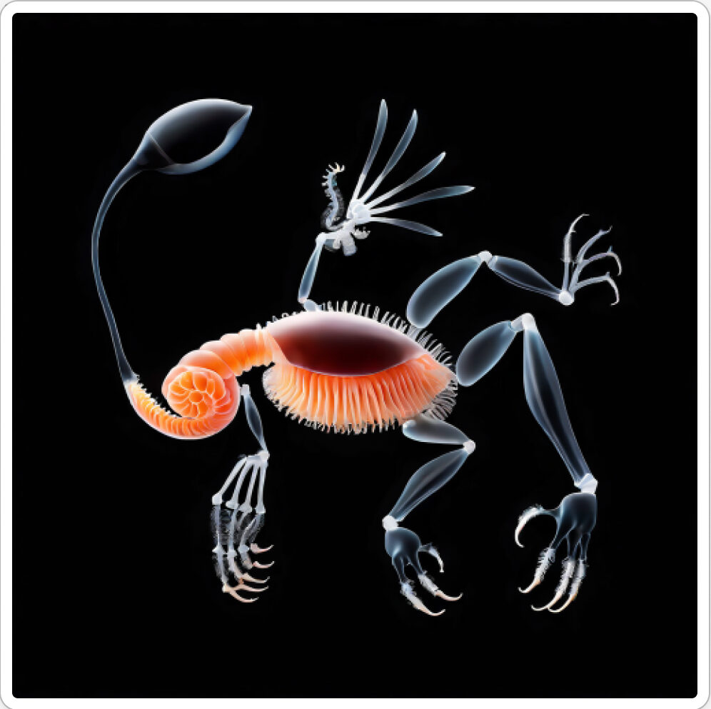 Photo d'une bestiole qui a évolué dans un projet de paléonthologie propective artistique, du sculpteur français et artiste numérique Fred Naud