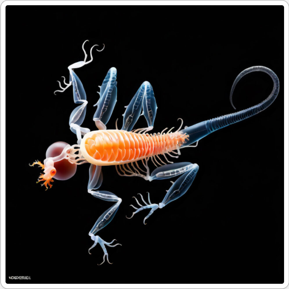Photo d'une bestiole qui a évolué dans un projet de paléonthologie propective artistique, du sculpteur français et artiste numérique Fred Naud
