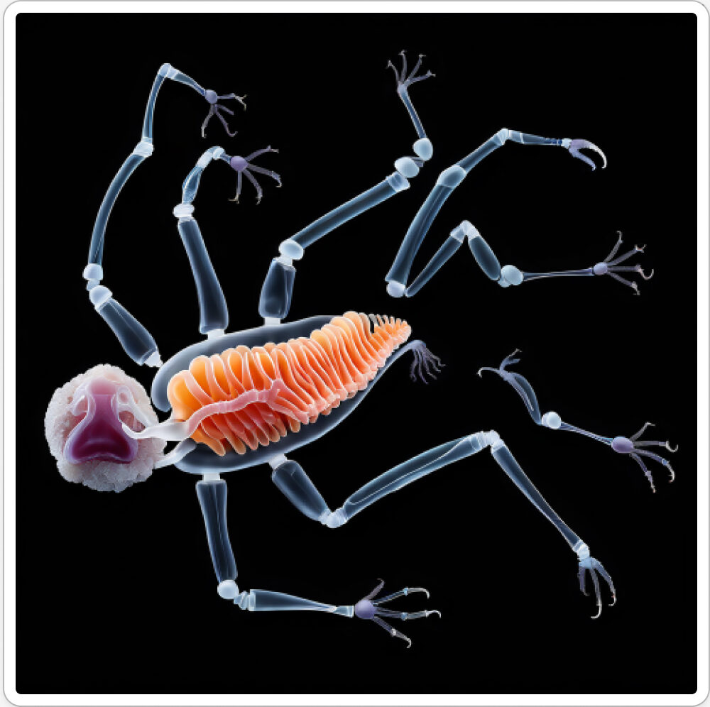 Photo d'une bestiole qui a évolué dans un projet de paléonthologie propective artistique, du sculpteur français et artiste numérique Fred Naud