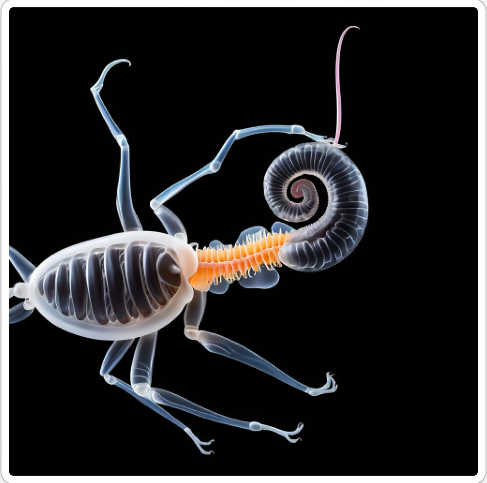 Photo d'une bestiole qui a évolué dans un projet de paléonthologie propective artistique, du sculpteur français et artiste numérique Fred Naud
