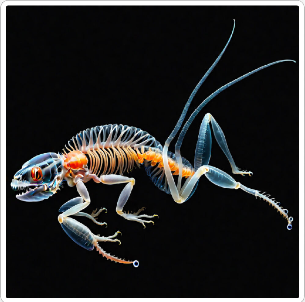 Photo d'une bestiole qui a évolué dans un projet de paléonthologie propective artistique, du sculpteur français et artiste numérique Fred Naud
