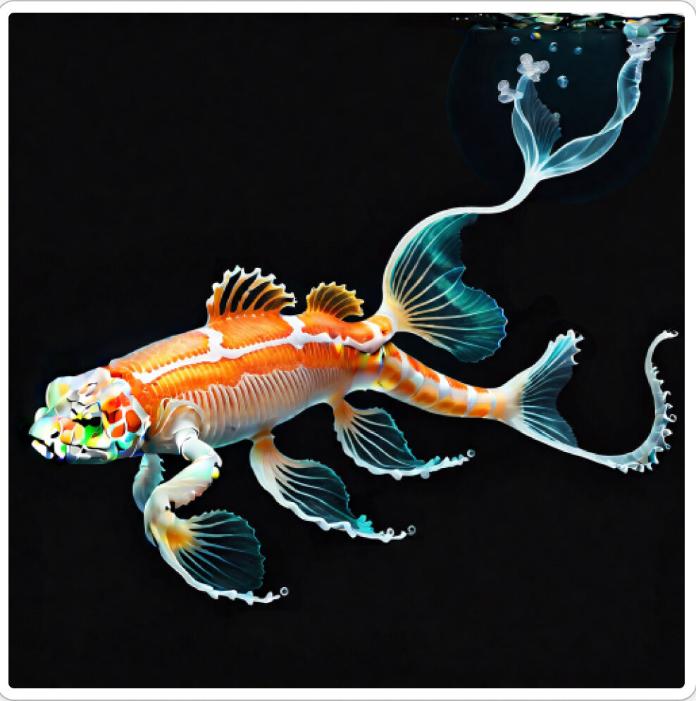 Photo d'une bestiole qui a évolué dans un projet de paléonthologie propective artistique, du sculpteur français et artiste numérique Fred Naud
