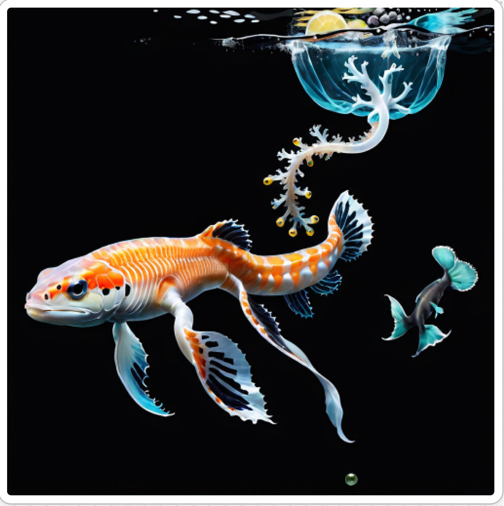 Photo d'une bestiole qui a évolué dans un projet de paléonthologie propective artistique, du sculpteur français et artiste numérique Fred Naud