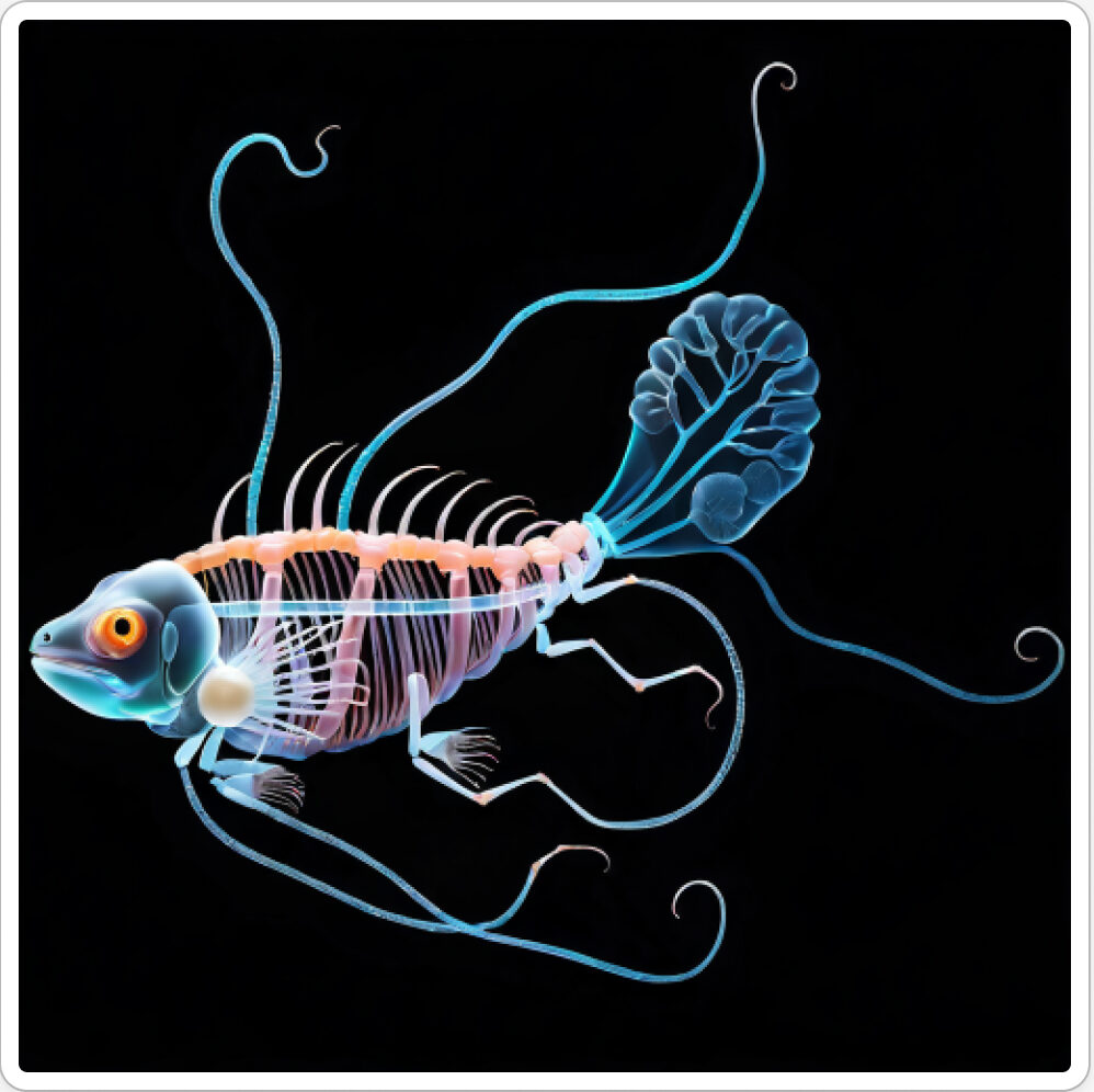 Photo d'une bestiole qui a évolué dans un projet de paléonthologie propective artistique, du sculpteur français et artiste numérique Fred Naud