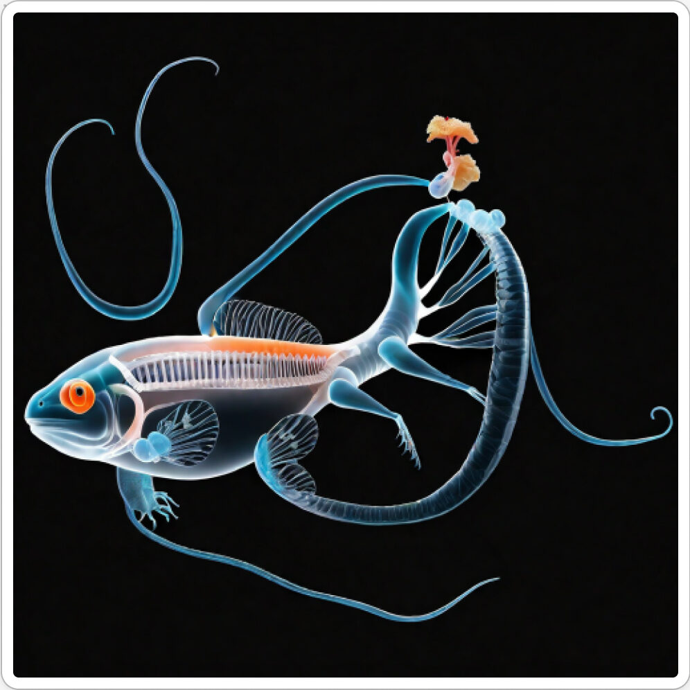 Photo d'une bestiole qui a évolué dans un projet de paléonthologie propective artistique, du sculpteur français et artiste numérique Fred Naud