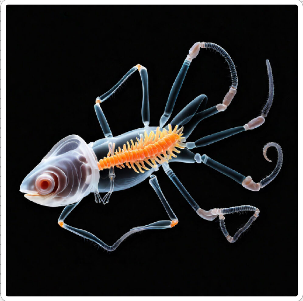 Photo d'une bestiole qui a évolué dans un projet de paléonthologie propective artistique, du sculpteur français et artiste numérique Fred Naud