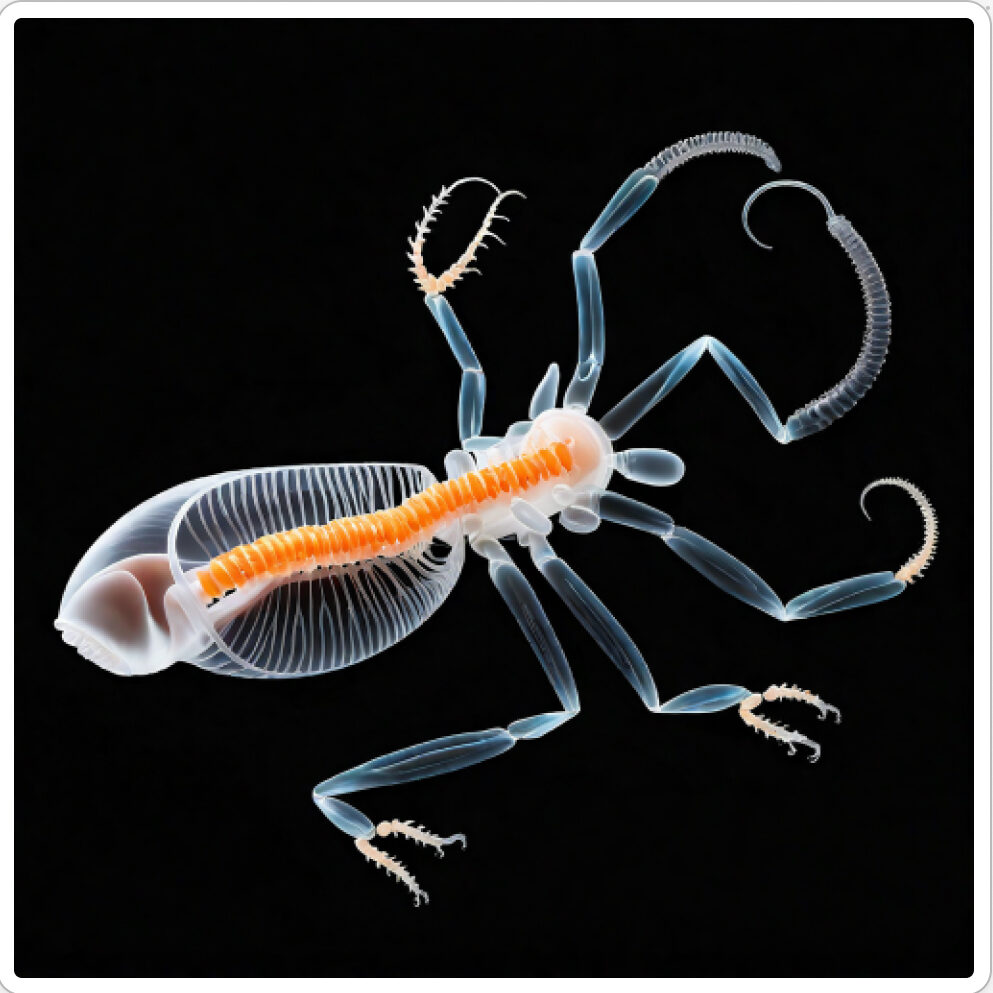 Photo d'une bestiole qui a évolué dans un projet de paléonthologie propective artistique, du sculpteur français et artiste numérique Fred Naud