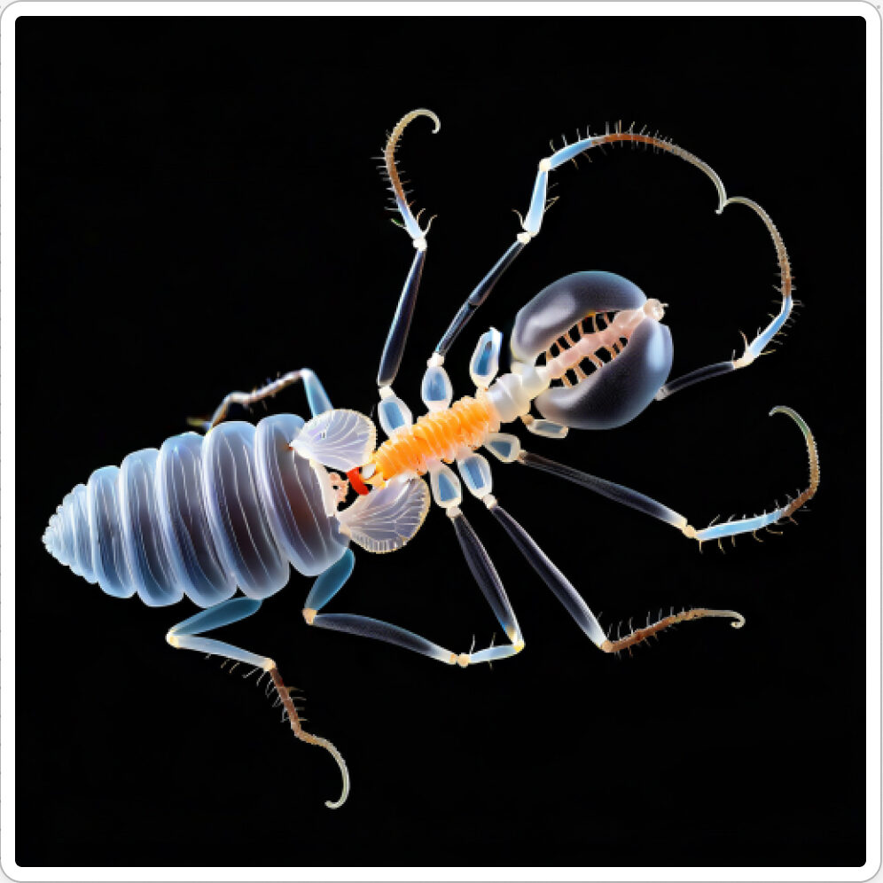 Photo d'une bestiole qui a évolué dans un projet de paléonthologie propective artistique, du sculpteur français et artiste numérique Fred Naud