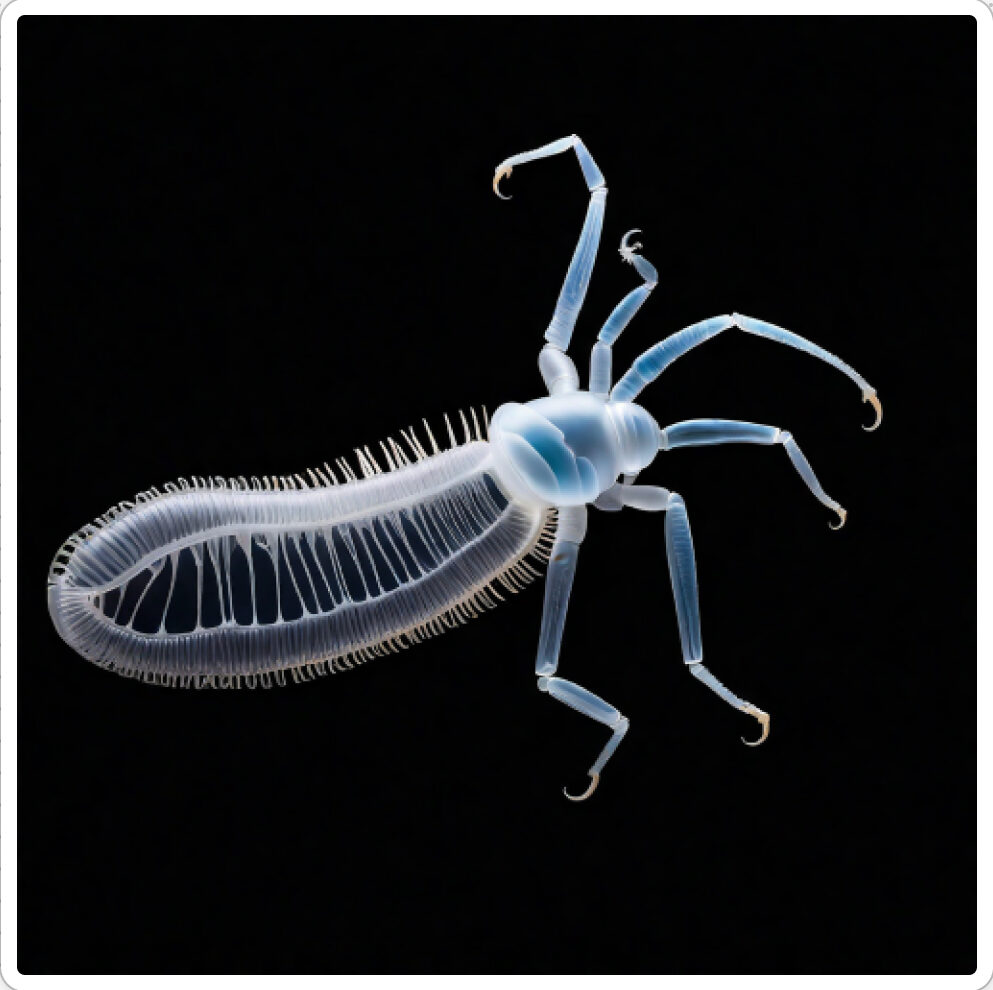 Photo d'une bestiole qui a évolué dans un projet de paléonthologie propective artistique, du sculpteur français et artiste numérique Fred Naud