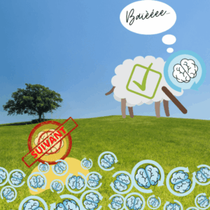 Illustration sur le recrutement de l'intéligence pour le glog du sculpteur contemporain Frédéric Naud