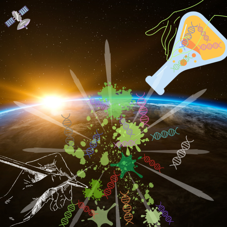 illustration pour mettre en image le mouvement artistique du Néo-organisme