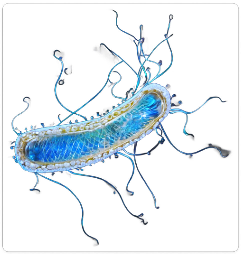 bacterie source du projet Tempus evolutionid vitae post huminum de l'artiste numérique et sculpteur Fred Naud